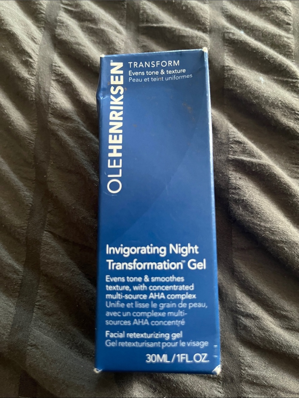 Ole Henriksen Invigorating Night Transformation Gel - Blue Packaging